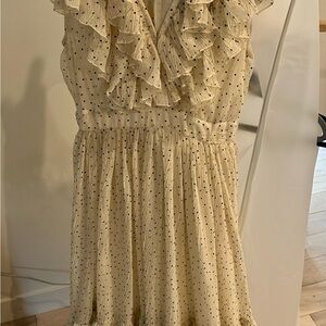 Polka Dot Cream Kids Dress